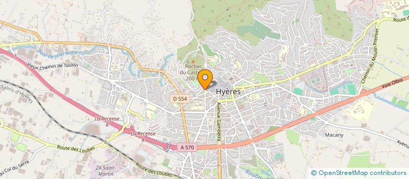 localisation de l'entreprise MONSIEUR TRISTAN COEPEL-QUIRICONI à HYERES