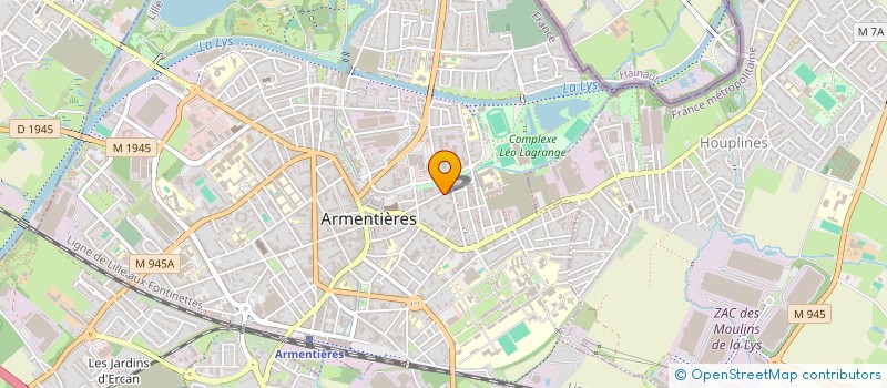 localisation de l'entreprise MONSIEUR TRISTAN COINDET  ARMENTIERES