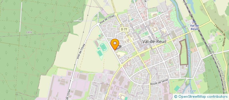 localisation de l'entreprise MONSIEUR TRISTAN COURTEILLE  VAL-DE-REUIL