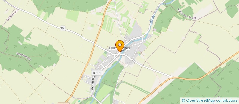 localisation de l'entreprise MONSIEUR TRISTAN DA COSTA  DANNEMOIS