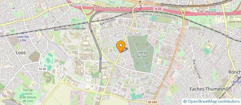 localisation de l'entreprise MONSIEUR TRISTAN DAUDIER DE CASSINI  LILLE