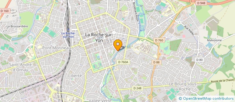 localisation de l'entreprise MONSIEUR TRISTAN DELAUNAY  LA ROCHE-SUR-YON