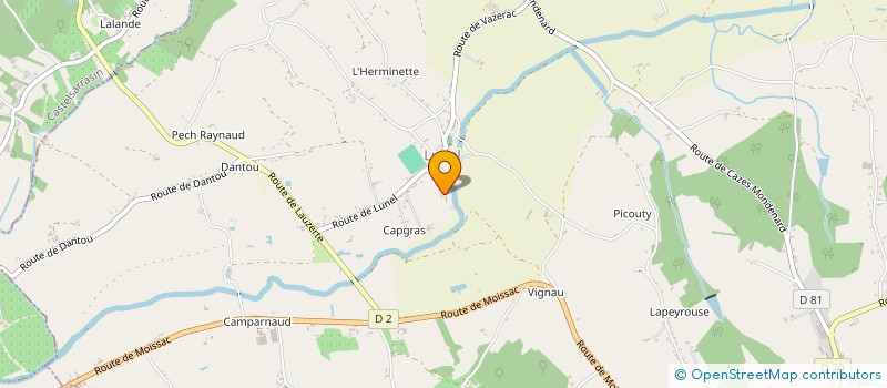 localisation de l'entreprise MONSIEUR TRISTAN DELCASSE  LAFRANCAISE