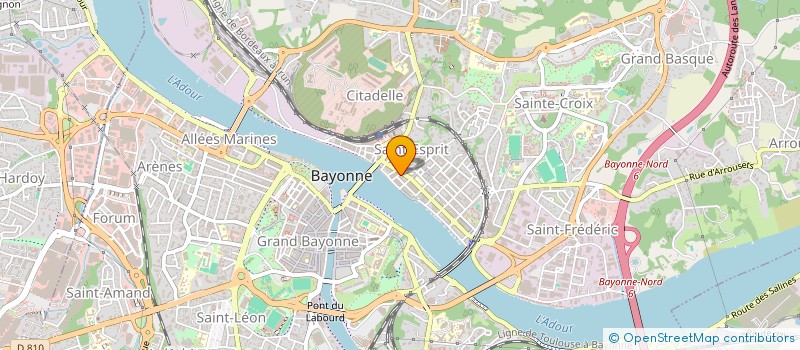 localisation de l'entreprise MONSIEUR TRISTAN DELION  BAYONNE