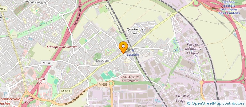 localisation de l'entreprise MONSIEUR TRISTAN DELOS à LESQUIN