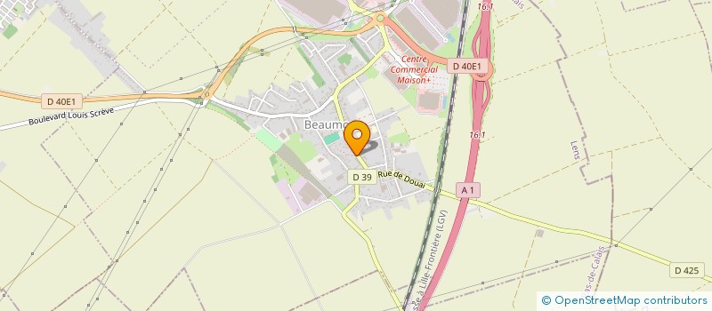 localisation de l'entreprise MONSIEUR TRISTAN DEPOORTERE  HENIN-BEAUMONT