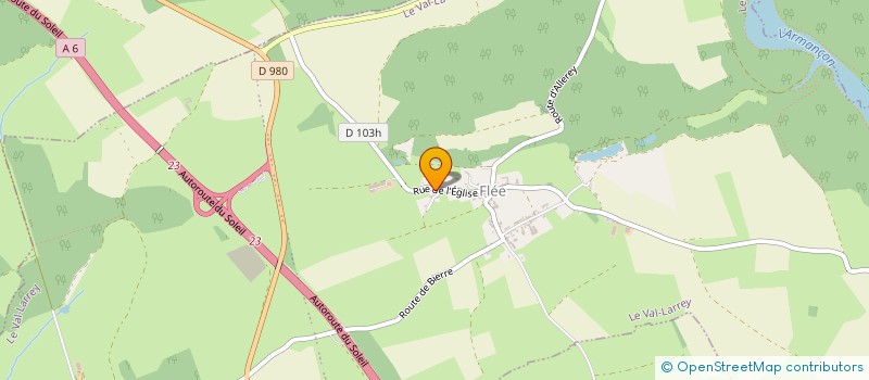 localisation de l'entreprise MONSIEUR TRISTAN DOREY  LE VAL-LARREY