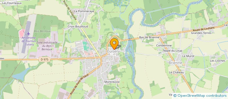 localisation de l'entreprise MONSIEUR TRISTAN DORIER  CUISERY