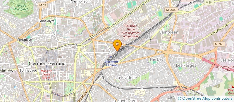 localisation de l'entreprise MONSIEUR TRISTAN DOUROUGUIN  CLERMONT-FERRAND