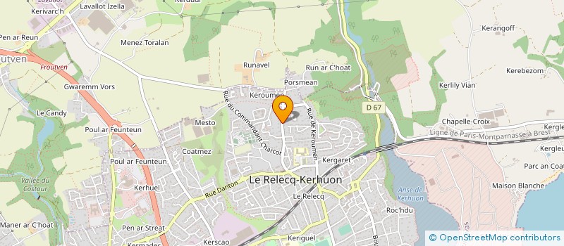 localisation de l'entreprise MONSIEUR TRISTAN DROUGLAZET à LE RELECQ-KERHUON