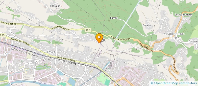 localisation de l'entreprise MONSIEUR TRISTAN DUBOIS  THYEZ