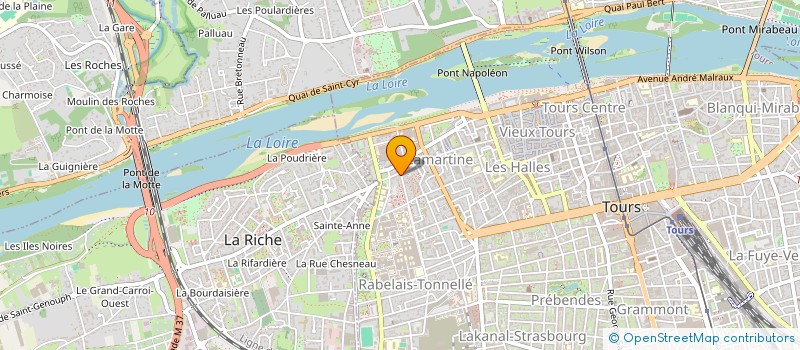 localisation de l'entreprise MONSIEUR TRISTAN DUBUS à TOURS