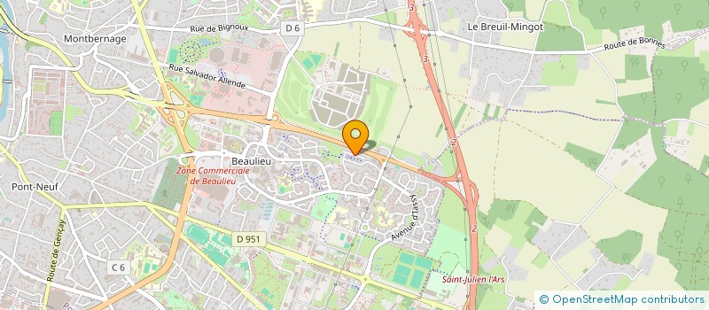 localisation de l'entreprise MONSIEUR TRISTAN DUCHEMANN  POITIERS