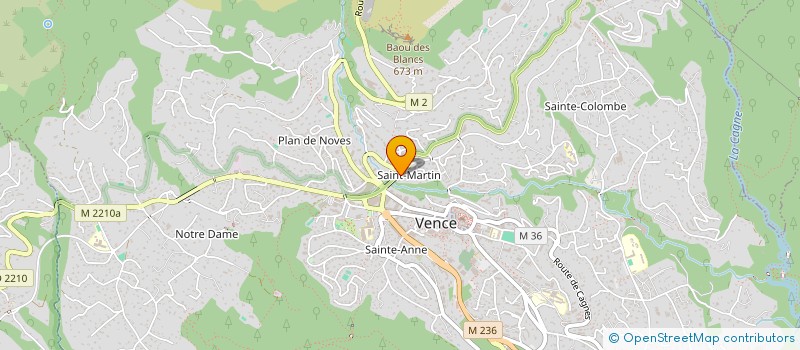 localisation de l'entreprise MONSIEUR TRISTAN DUMANT à VENCE