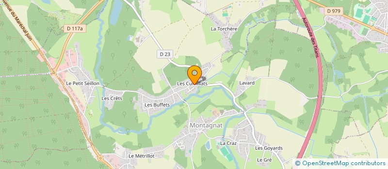 localisation de l'entreprise MONSIEUR TRISTAN DUMOULIN à MONTAGNAT