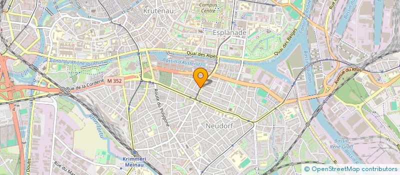localisation de l'entreprise MONSIEUR TRISTAN ENGEL à STRASBOURG
