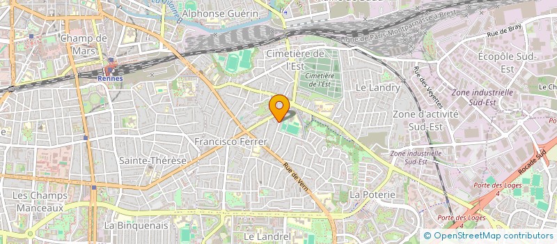 localisation de l'entreprise MONSIEUR TRISTAN EVERHARD  RENNES