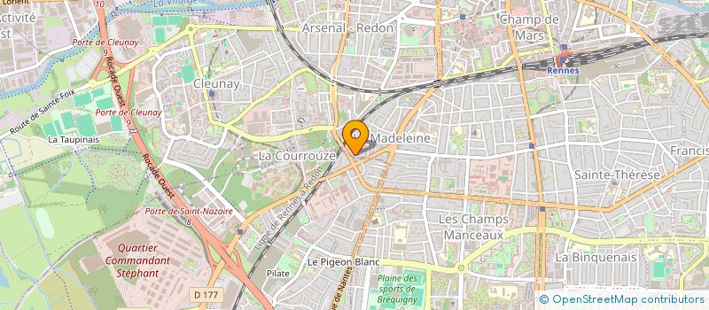 localisation de l'entreprise MONSIEUR TRISTAN FALGUIERES  RENNES