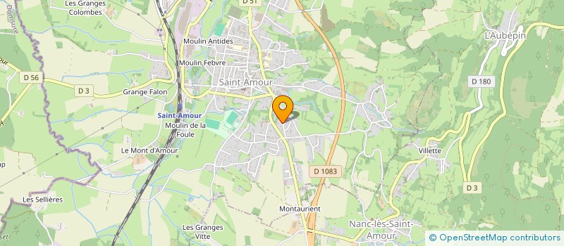 localisation de l'entreprise MONSIEUR TRISTAN FELIX  SAINT-AMOUR