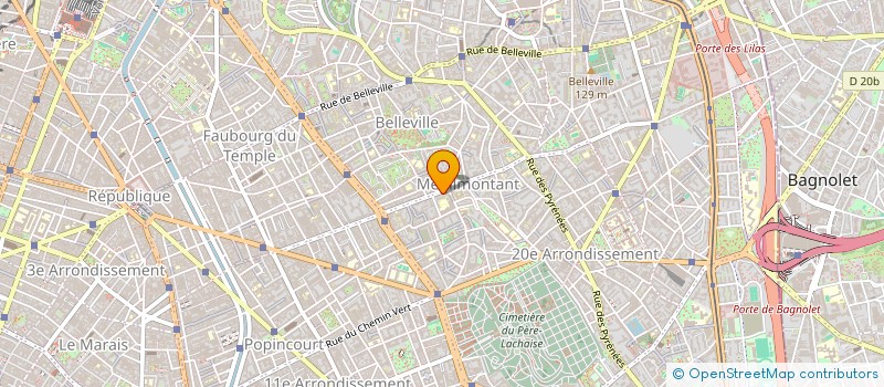 localisation de l'entreprise MONSIEUR TRISTAN FRANCOIS  PARIS