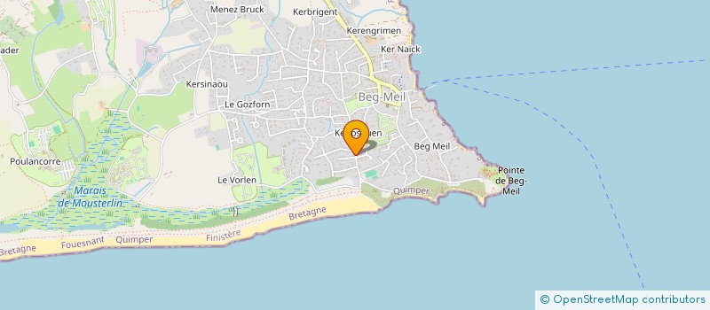 localisation de l'entreprise MONSIEUR TRISTAN GARREC à FOUESNANT
