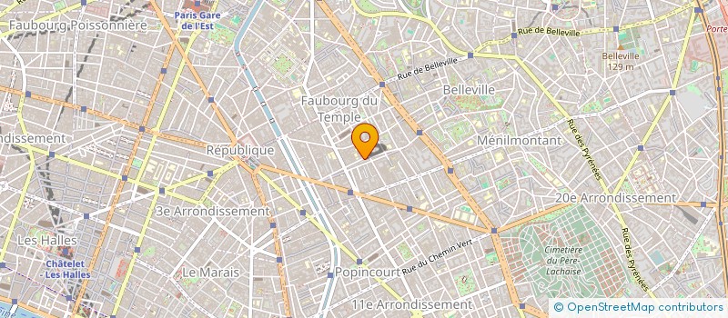 localisation de l'entreprise MONSIEUR TRISTAN GAUTIER à PARIS