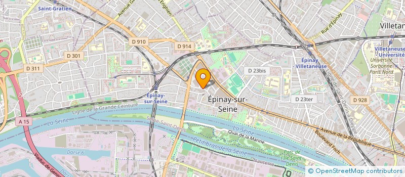 localisation de l'entreprise MONSIEUR TRISTAN GERVAISE à EPINAY-SUR-SEINE