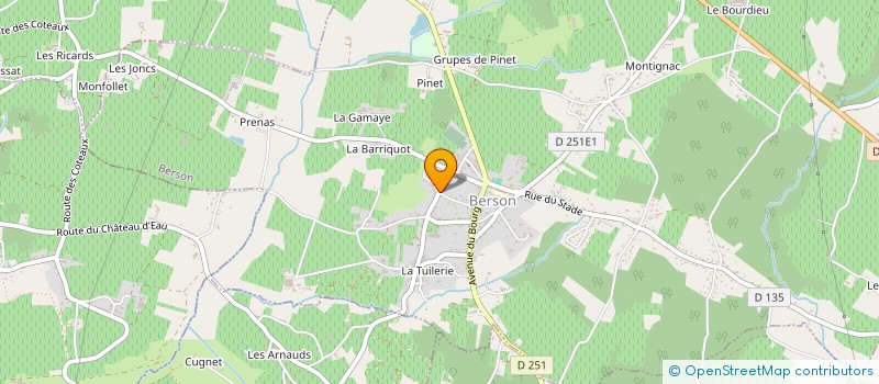 localisation de l'entreprise MONSIEUR TRISTAN GERY  BERSON