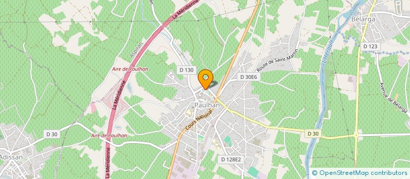 localisation de l'entreprise MONSIEUR TRISTAN GRECO à PAULHAN