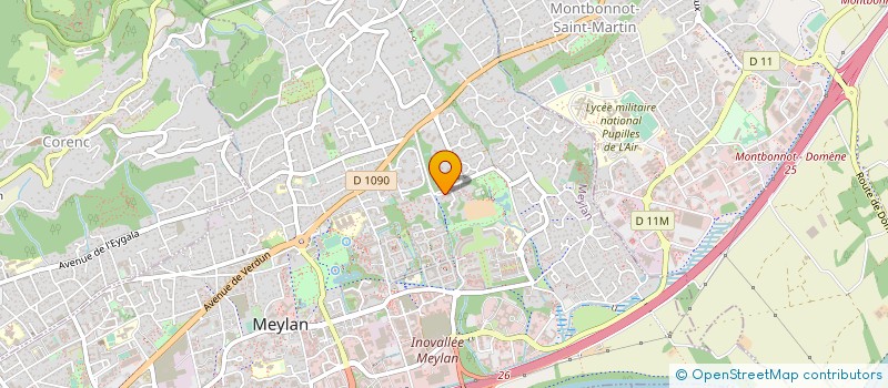 localisation de l'entreprise MONSIEUR TRISTAN GUIGLINI  CORENC