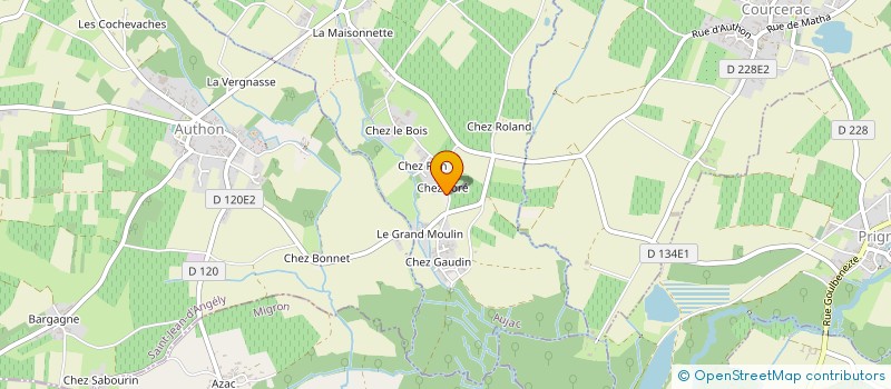 localisation de l'entreprise MONSIEUR TRISTAN GUILLEMENT  AUJAC