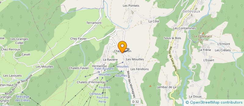 localisation de l'entreprise MONSIEUR TRISTAN GUILLOU  BELLEVAUX