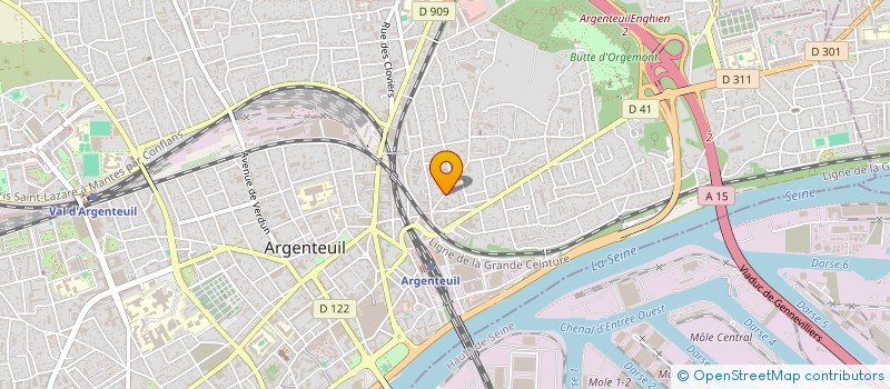 localisation de l'entreprise MONSIEUR TRISTAN GUSBIN  ARGENTEUIL