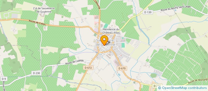 localisation de l'entreprise MONSIEUR TRISTAN GUY PHILIPPE JUDDE DE LA RIVIERE  SAUVETERRE-DE-GUYENNE