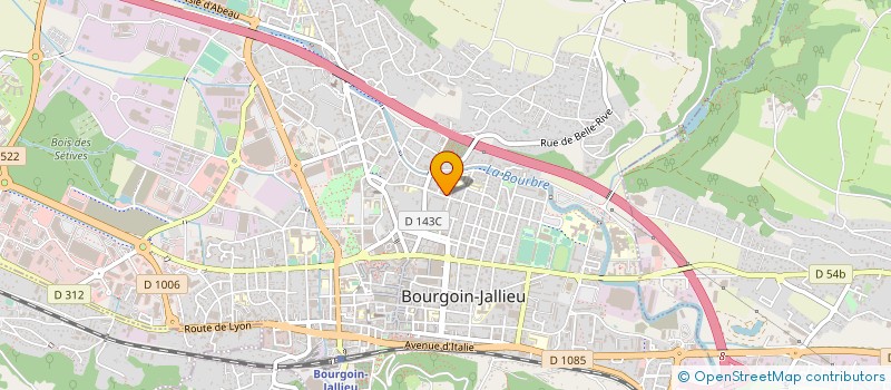 localisation de l'entreprise MONSIEUR TRISTAN HAAS  BOURGOIN-JALLIEU