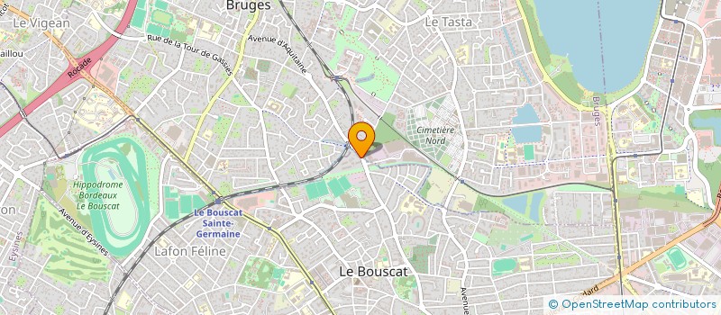 localisation de l'entreprise MONSIEUR TRISTAN HENRI BERNARD  LE BOUSCAT