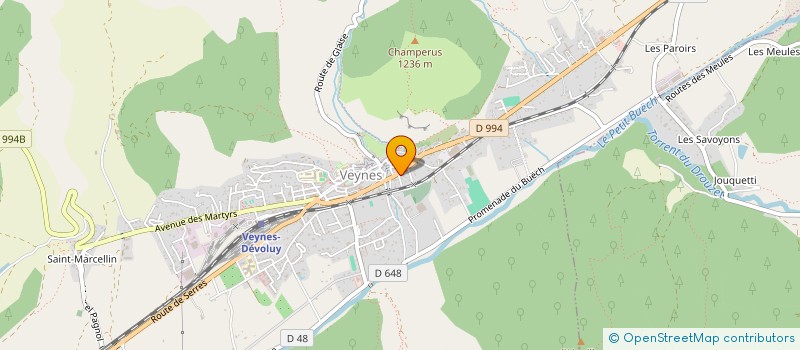 localisation de l'entreprise MONSIEUR TRISTAN HOCQUEMILLER  VEYNES