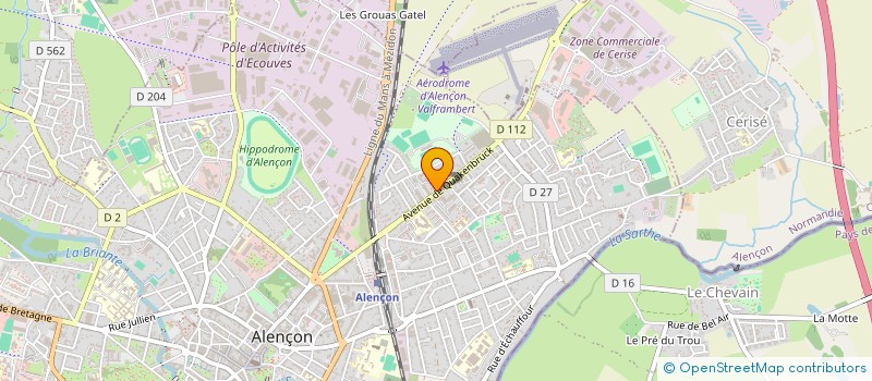 localisation de l'entreprise MONSIEUR TRISTAN HUARD à ALENCON