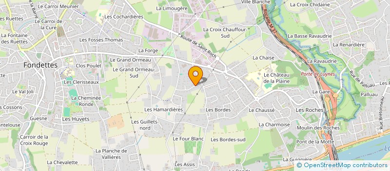 localisation de l'entreprise MONSIEUR TRISTAN HUMBERT à FONDETTES