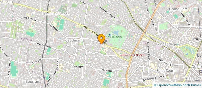 localisation de l'entreprise MONSIEUR TRISTAN JAOUEN  BORDEAUX