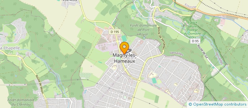 localisation de l'entreprise MONSIEUR TRISTAN JAQUES  MAGNY-LES-HAMEAUX