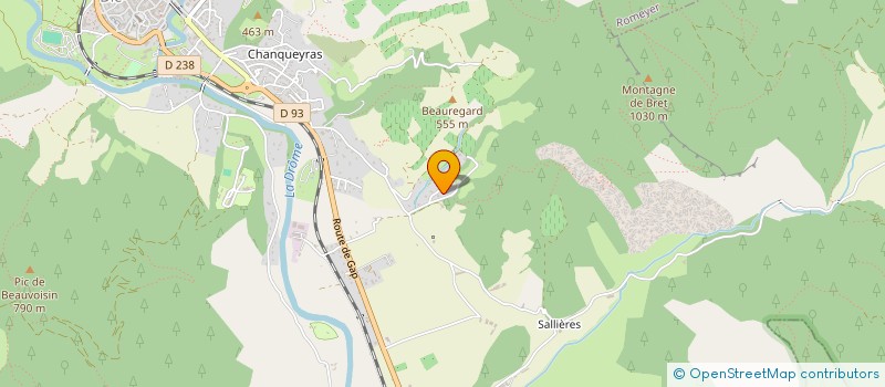 localisation de l'entreprise MONSIEUR TRISTAN JEANJEAN  DIE