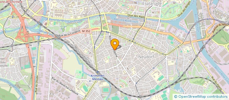 localisation de l'entreprise MONSIEUR TRISTAN JEANNERET à STRASBOURG