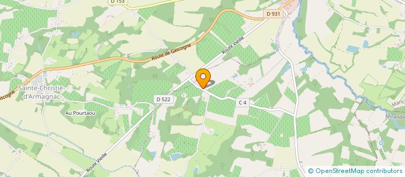 localisation de l'entreprise MONSIEUR TRISTAN JEGUN  CRAVENCERES