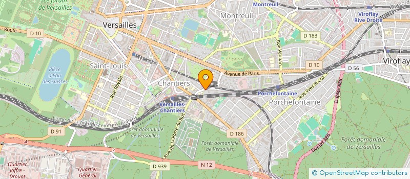 localisation de l'entreprise MONSIEUR TRISTAN JOFFROY à VERSAILLES