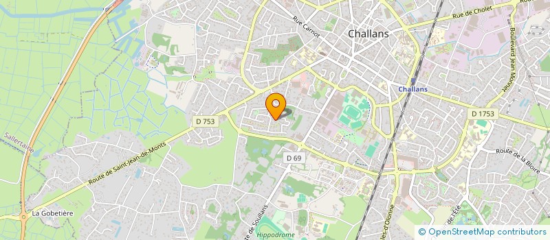 localisation de l'entreprise MONSIEUR TRISTAN JOUSSELIN à CHALLANS