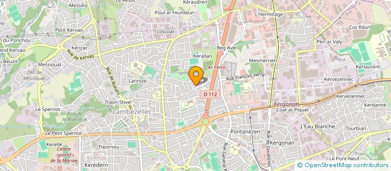 localisation de l'entreprise MONSIEUR TRISTAN KERGOAT à BREST