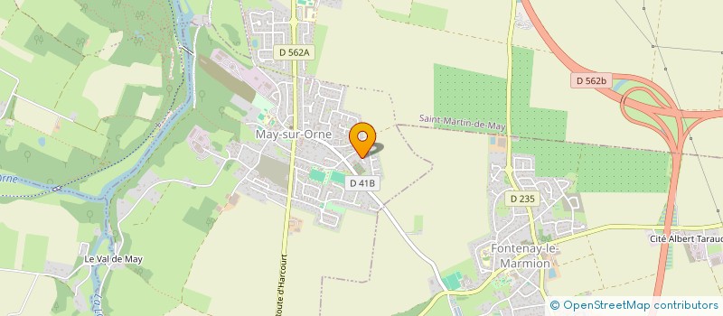 localisation de l'entreprise MONSIEUR TRISTAN KOTTELANNE  MAY-SUR-ORNE