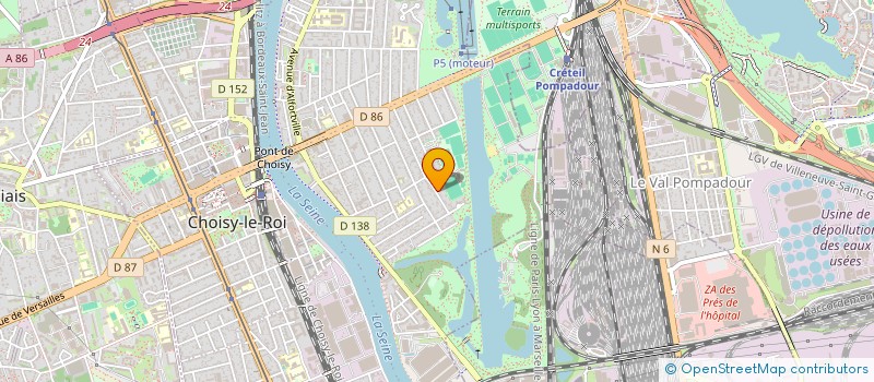 localisation de l'entreprise MONSIEUR TRISTAN LAMASINE  CHOISY LE ROI