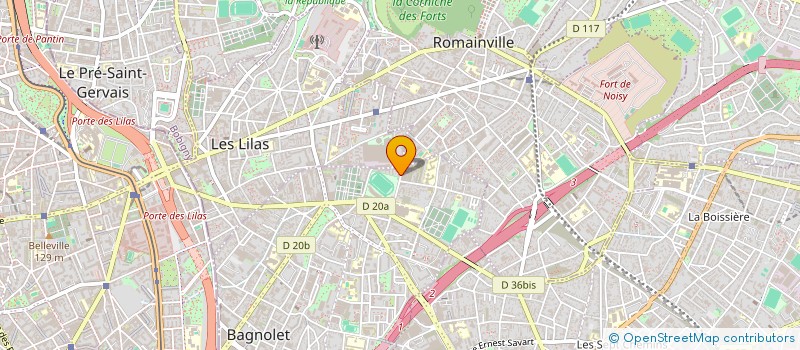 localisation de l'entreprise MONSIEUR TRISTAN LANOYE à BAGNOLET